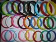 BRACELETS  DE PLASTIQUE DE FLAMENCO